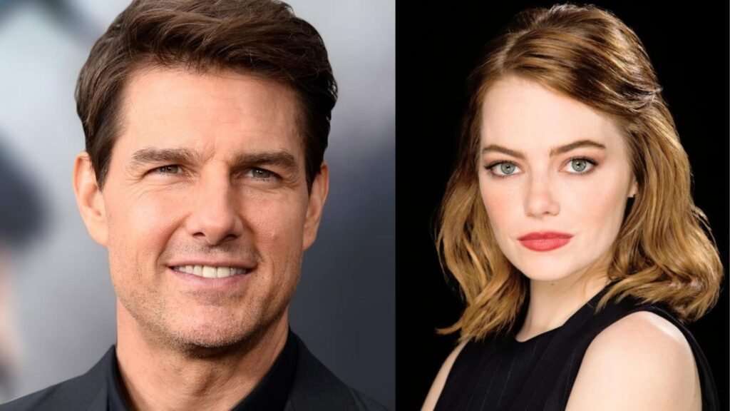 Tom Cruise and Emma Stone